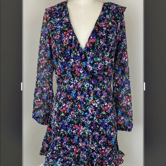 ! Nwt! SALONI Jodie floral dress - Picture 4 of 4